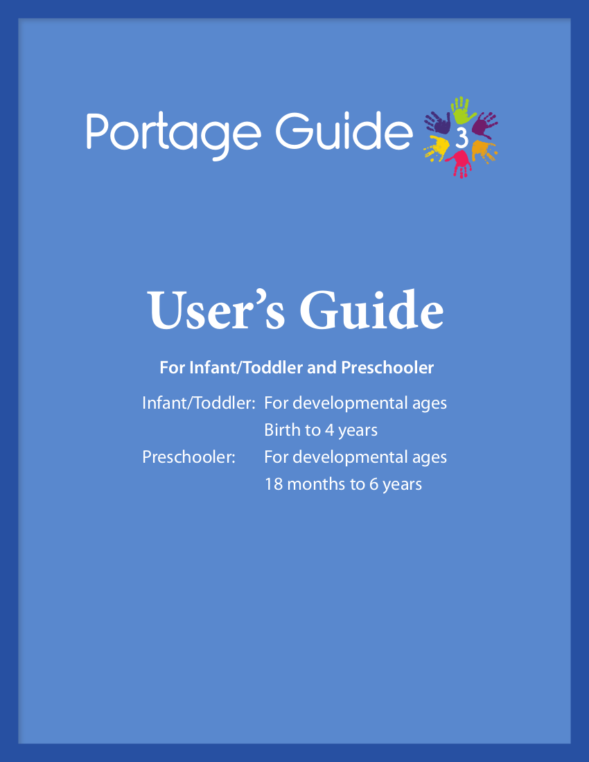 Portage Guide 3: Infant/Toddler - Complete Kit (English)